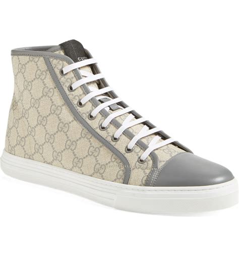 high gucci sneakers|Gucci high top sneakers men's.